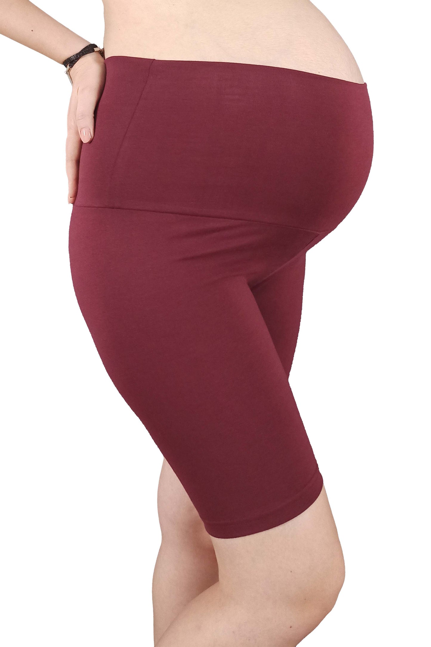 Knee length maternity leggings 9 color options